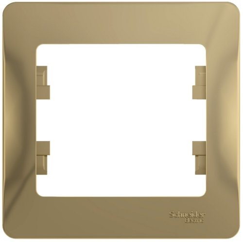 Рамка горизонтальная Systeme Electric Glossa 1-м. титан фото Рамка горизонтальная Systeme Electric Glossa 1-м. титан картинка